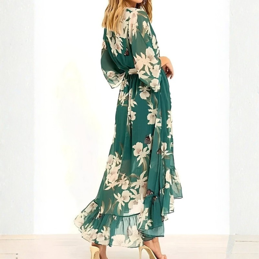 Elegant Floral Maxi Dress