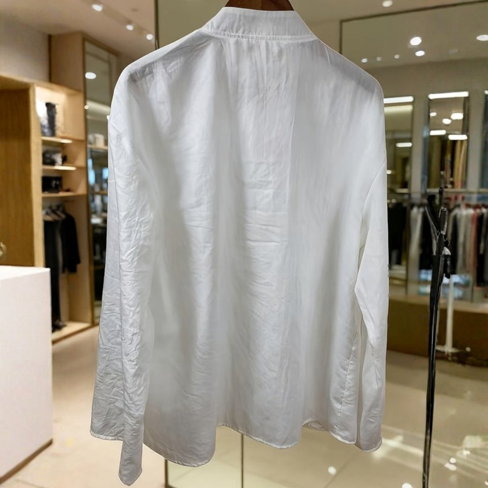 Relaxed Pleated Blouse Women's