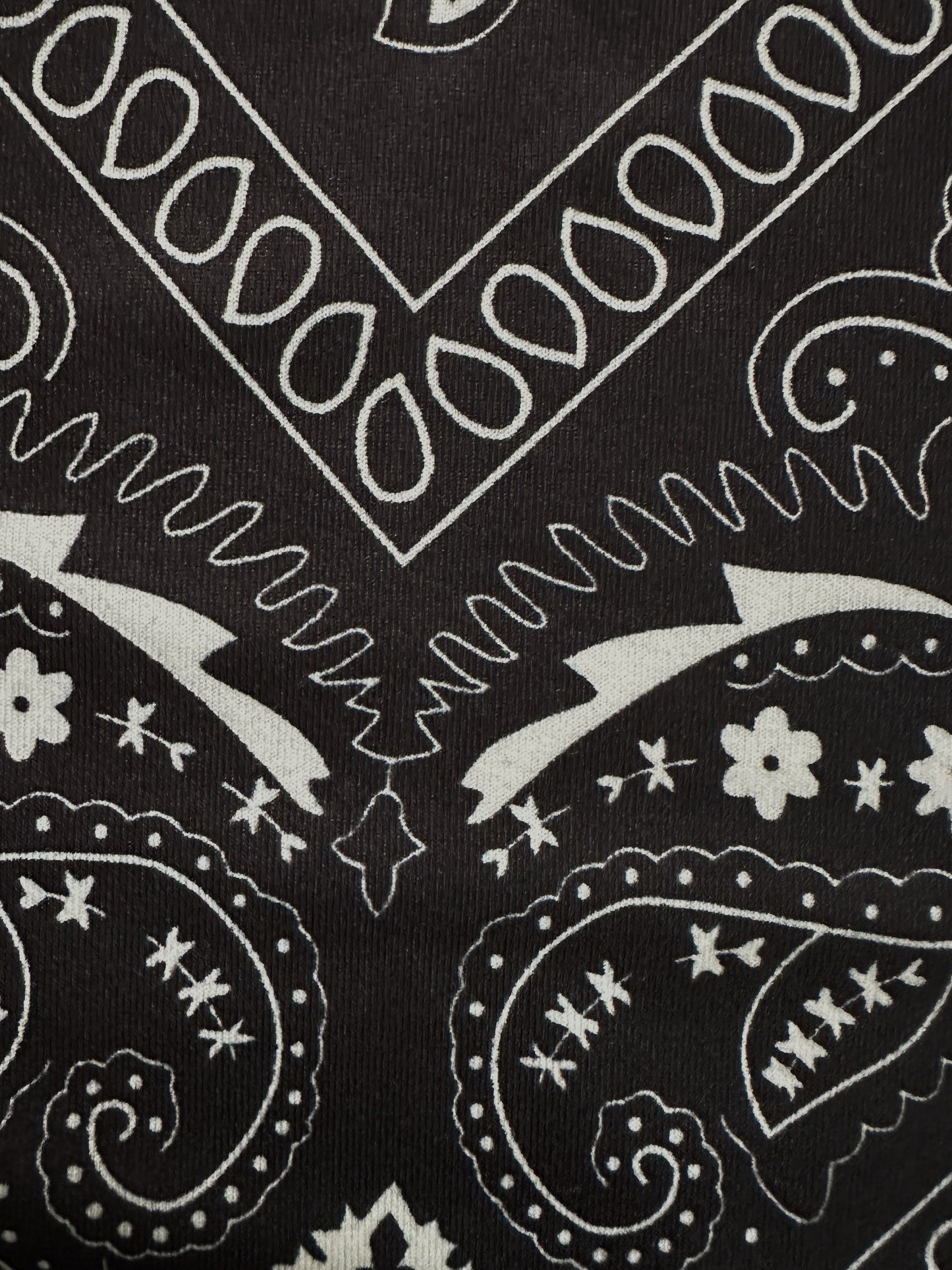 Asymmetrical Paisley Print Bandeau Top