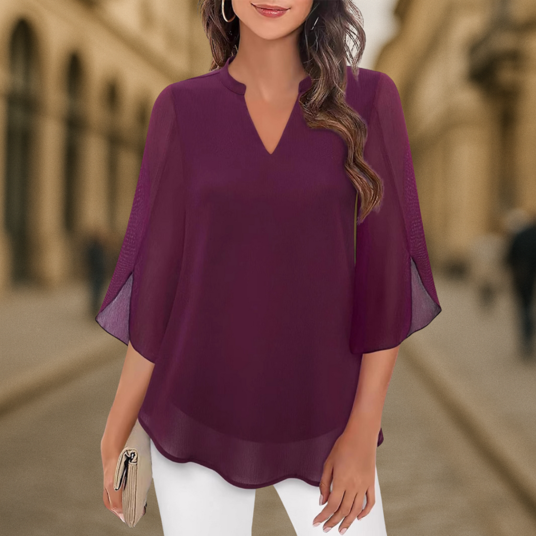 Graceful Chiffon Blouse