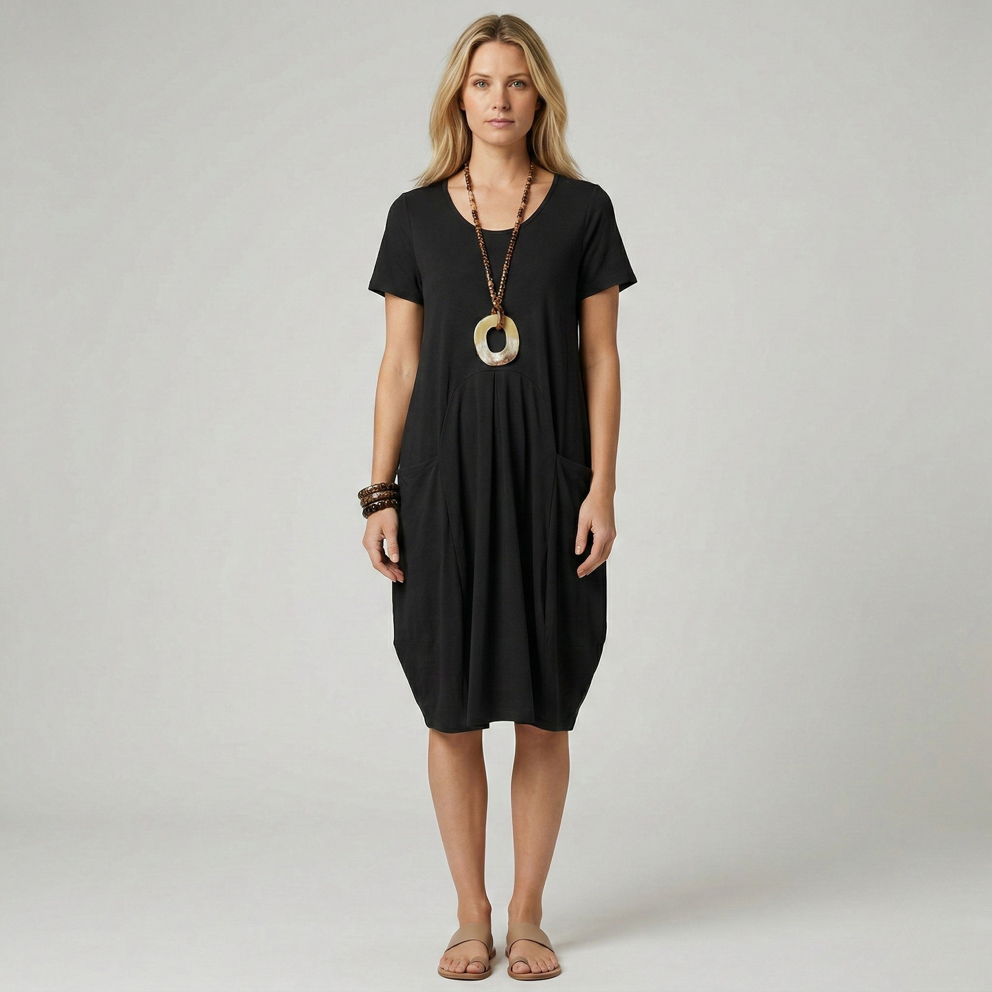 Relaxed Midi Dress Women's