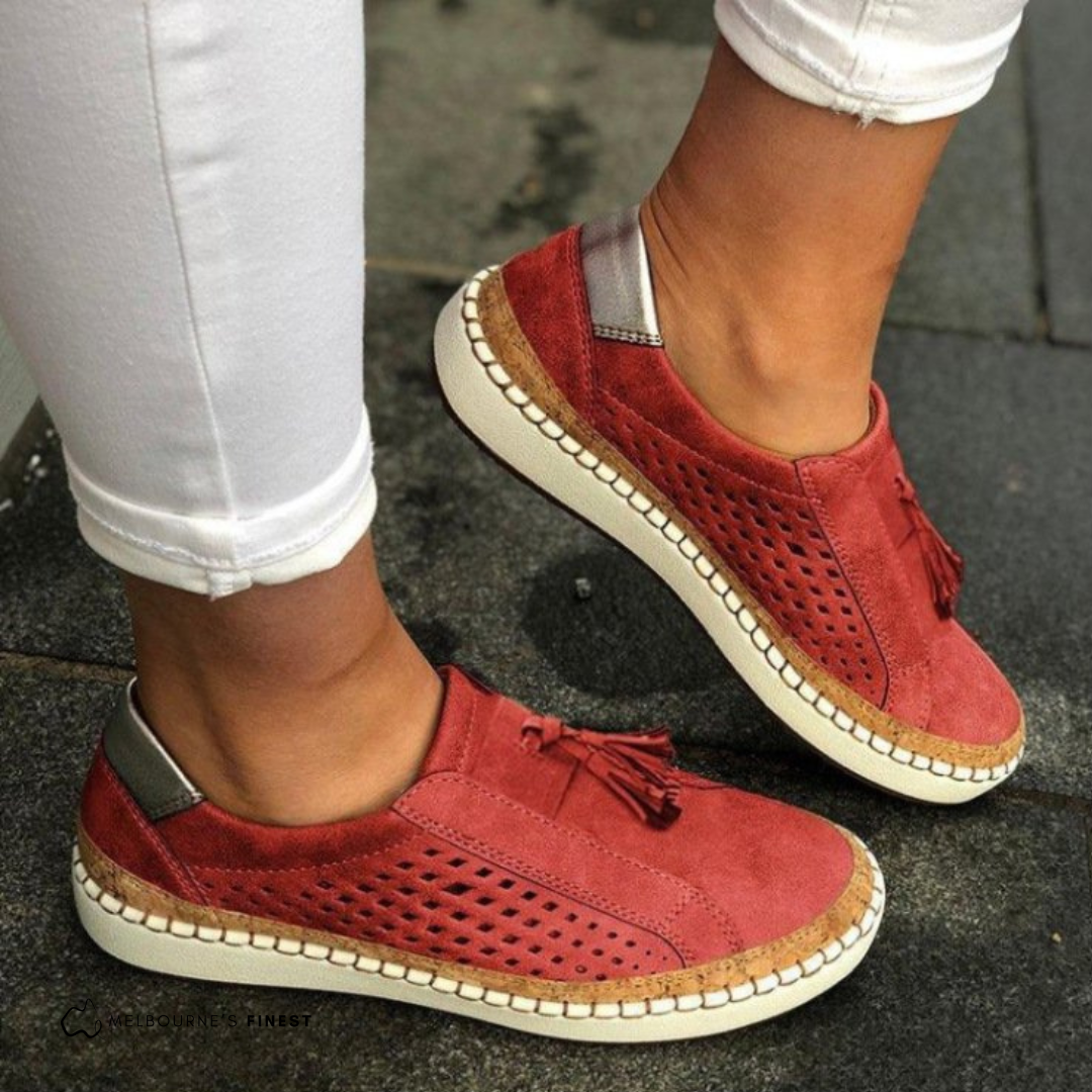 Women Orthopedic Slip On Shoes Cushioned Comfort Anti Slip Walking