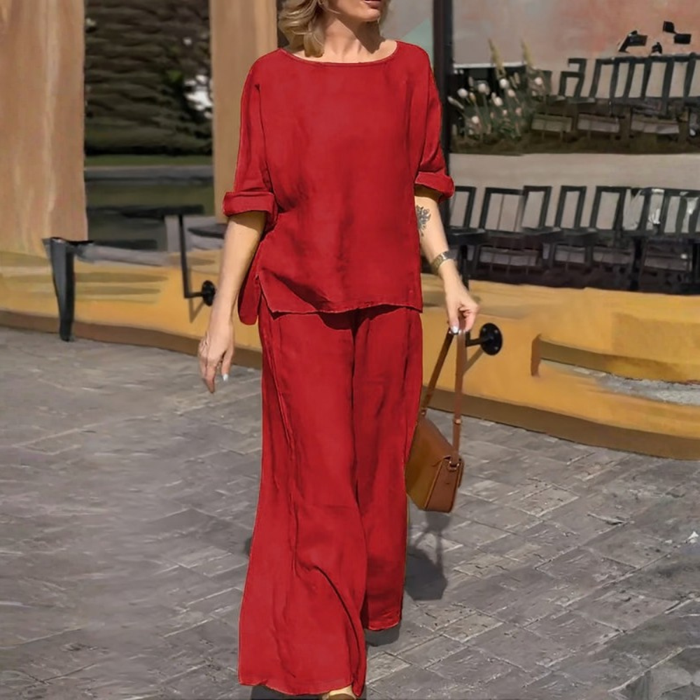 Elegant Casual Set Womens