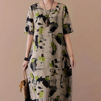 Elegant Linen Tunic Dress