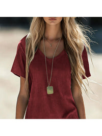 Elegant Solid Casual Dress