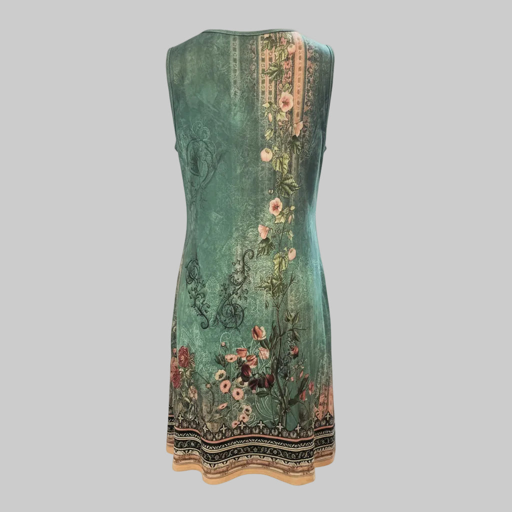 Elegant Floral Maxi Dress