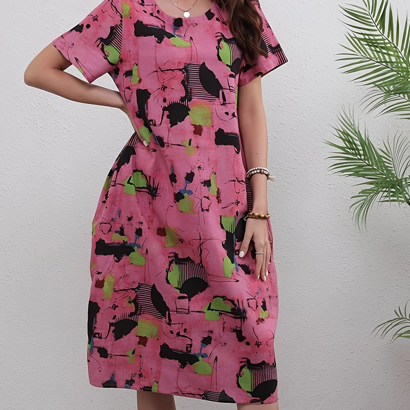 Elegant Linen Tunic Dress