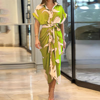 Relaxed Button Front Dress