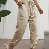 Drawstring Pocket Jogger Pants