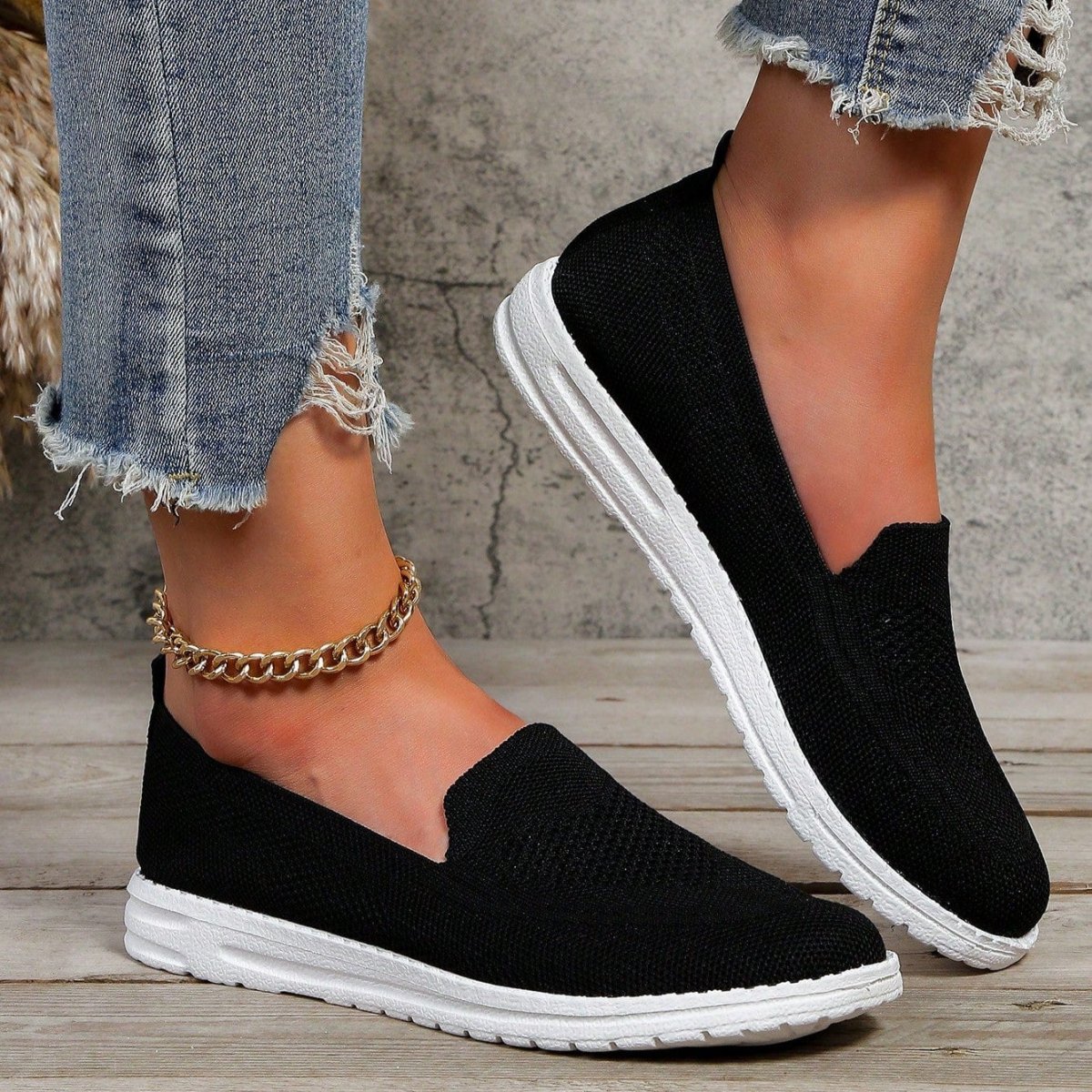 Breathable Slip On Walking Shoes