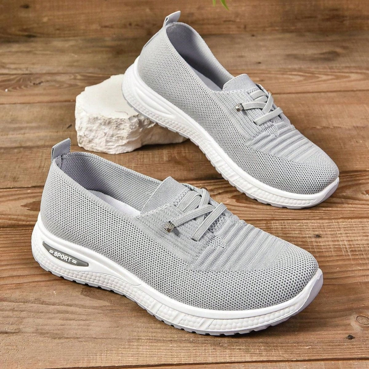 Orthopedic Mesh Slip On Sneakers