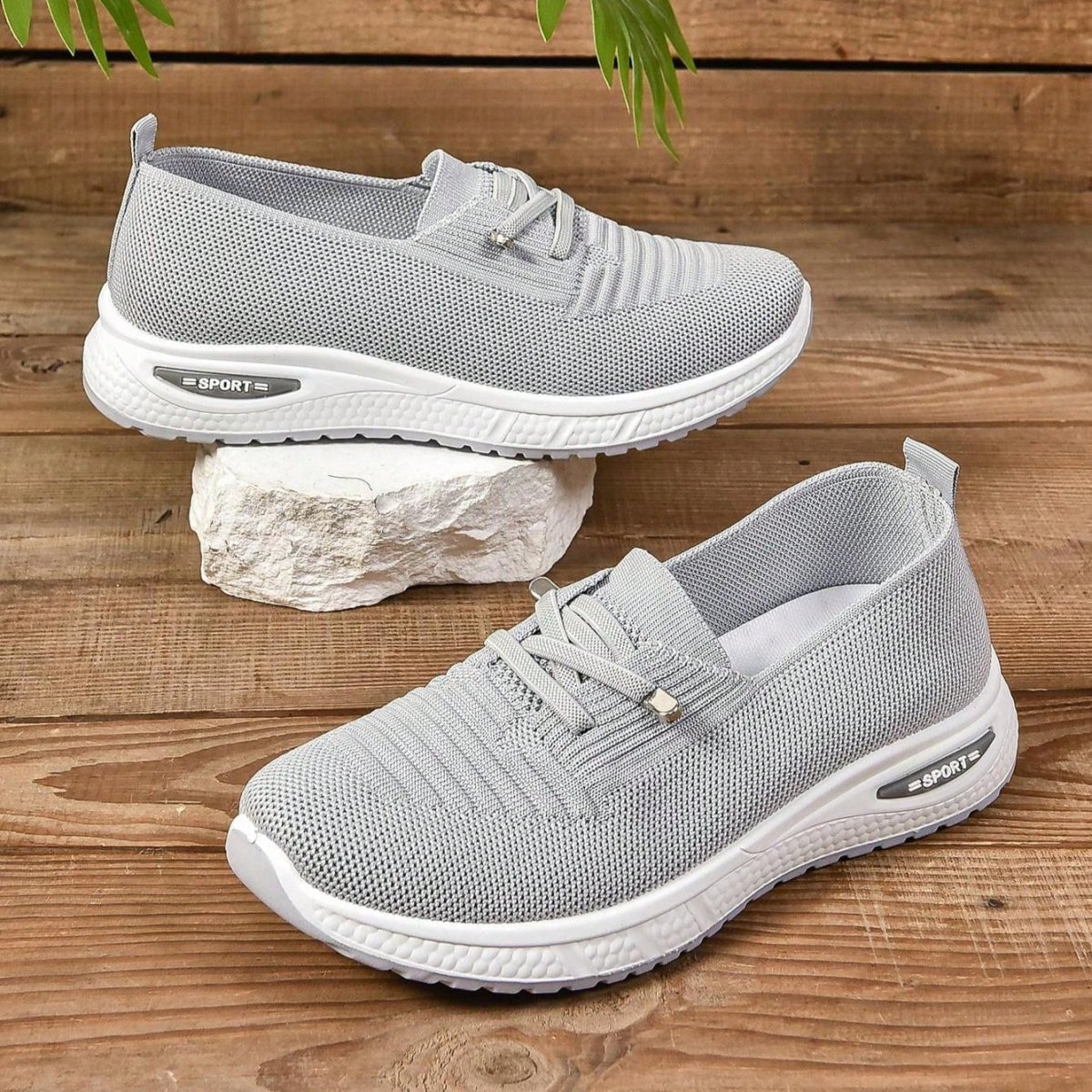 Orthopedic Mesh Slip On Sneakers