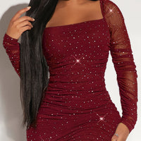 Chic Shiny Bodycon Dress