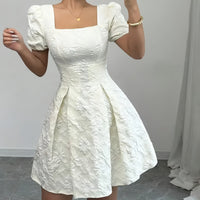 Elegant Floral Peplum Dress