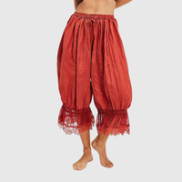 Lace Patchwork Cropped Summer Pants