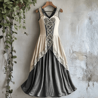 Celtic Knot Sleeveless Midi Dress