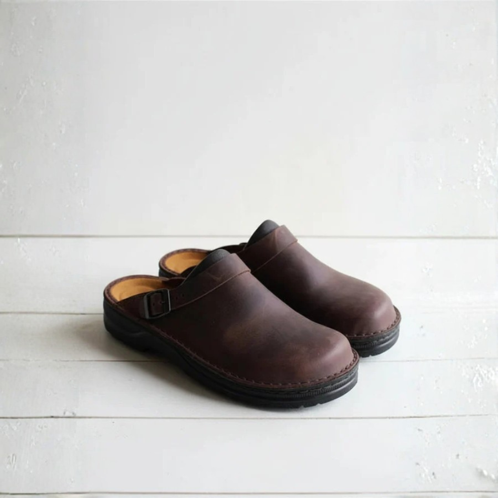 Orthopedic Leather Comfort Clogs