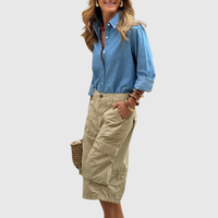 Wide Leg Cropped Summer Pants