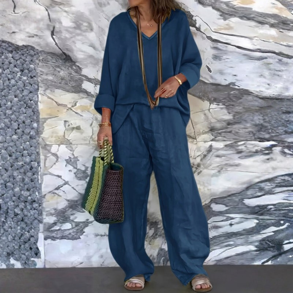 Effortless Casual Pantsuit Women's