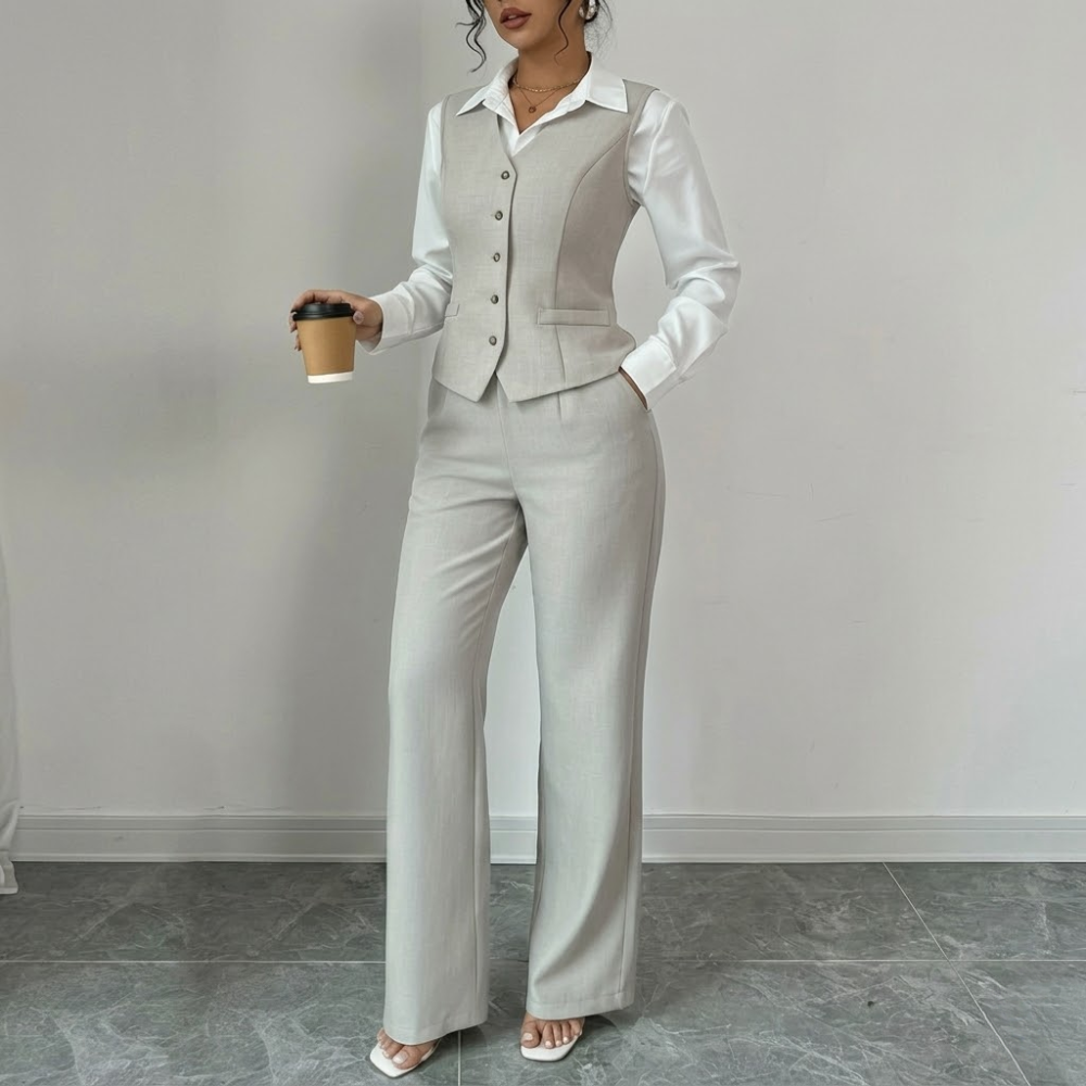 Linen Two Piece Set Outfit