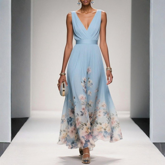 Romantic Floral Midi Dress