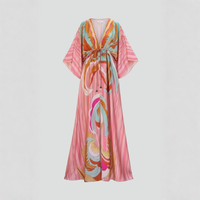Elegant Print Maxi Dress