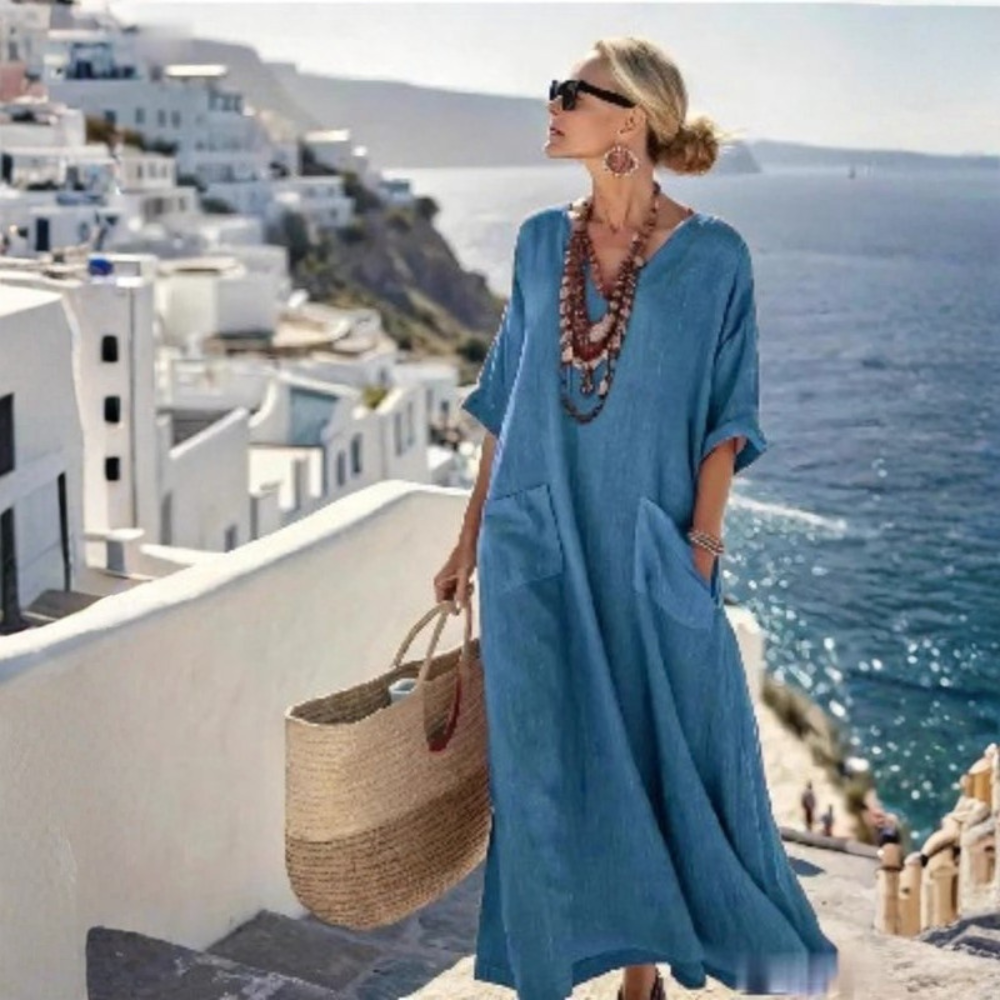 Elegant Casual Kaftan Dress