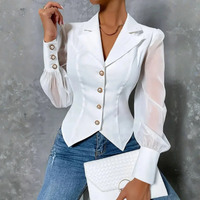 Elegant Sheer Blouse