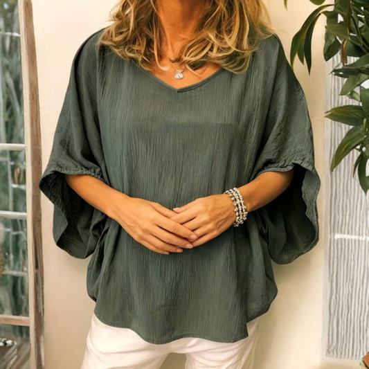Relaxed Batwing Top
