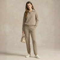 Relaxed Knit Polo Set