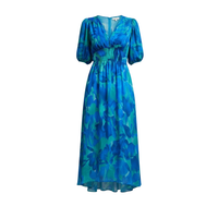 Romantic Floral Midi Dress