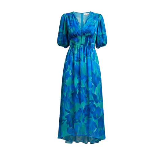 Romantic Floral Midi Dress