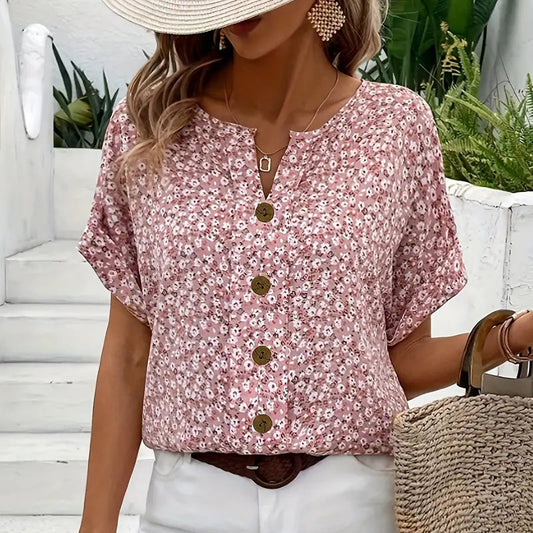 Airy Button Top Women's