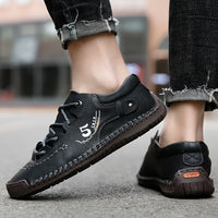 Relaxed Microfiber Hiking Shoes