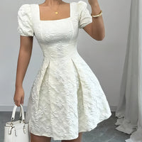 Elegant Floral Peplum Dress