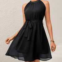 Women’s Elegant Solid Color Dress Sophisticated Look