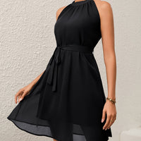 Women’s Elegant Solid Color Dress Sophisticated Look