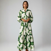 Women’s V-Neck Long Sleeve Maxi Dress