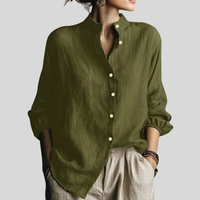 Relaxed Linen Blouse