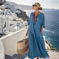 Elegant Casual Kaftan Dress