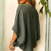 Relaxed Batwing Top