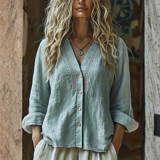 Relaxed Vacation Blouse Women's