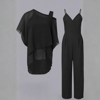 Elegant Chiffon Two Piece Set