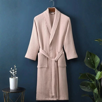 Waffle Knit Bathrobe