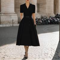 Elegant Aline Midi Dress