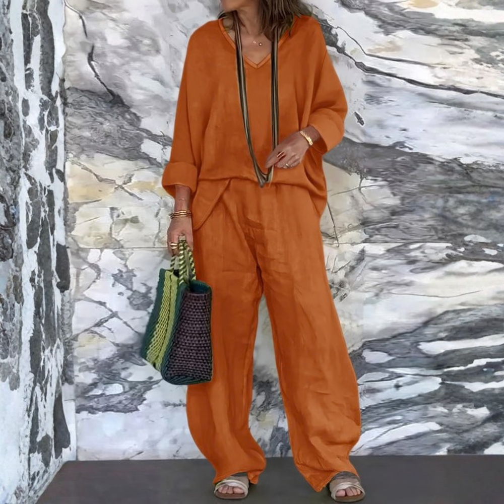 Effortless Casual Pantsuit Women's