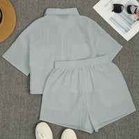 Relaxed Shirt Shorts Women's