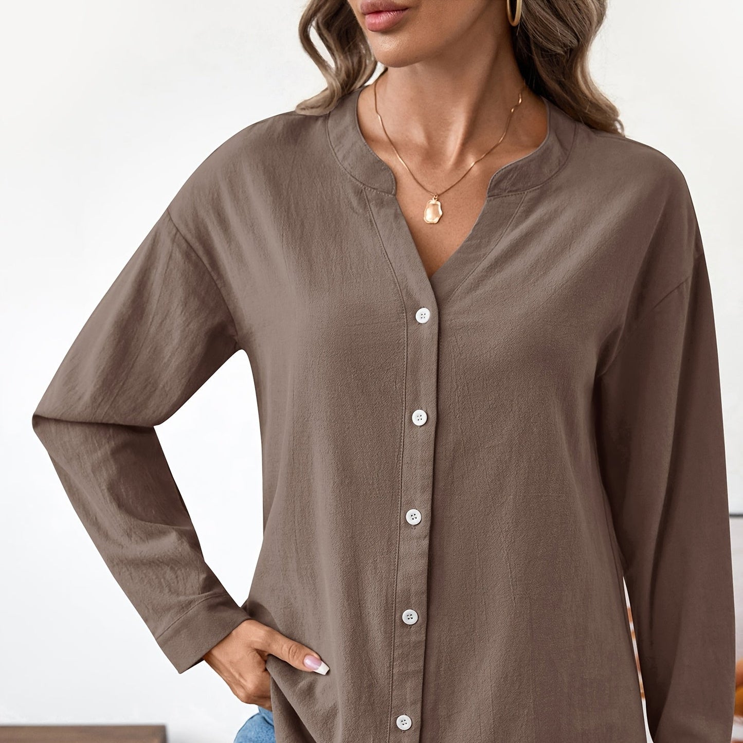 Minimalist Linen Shirt