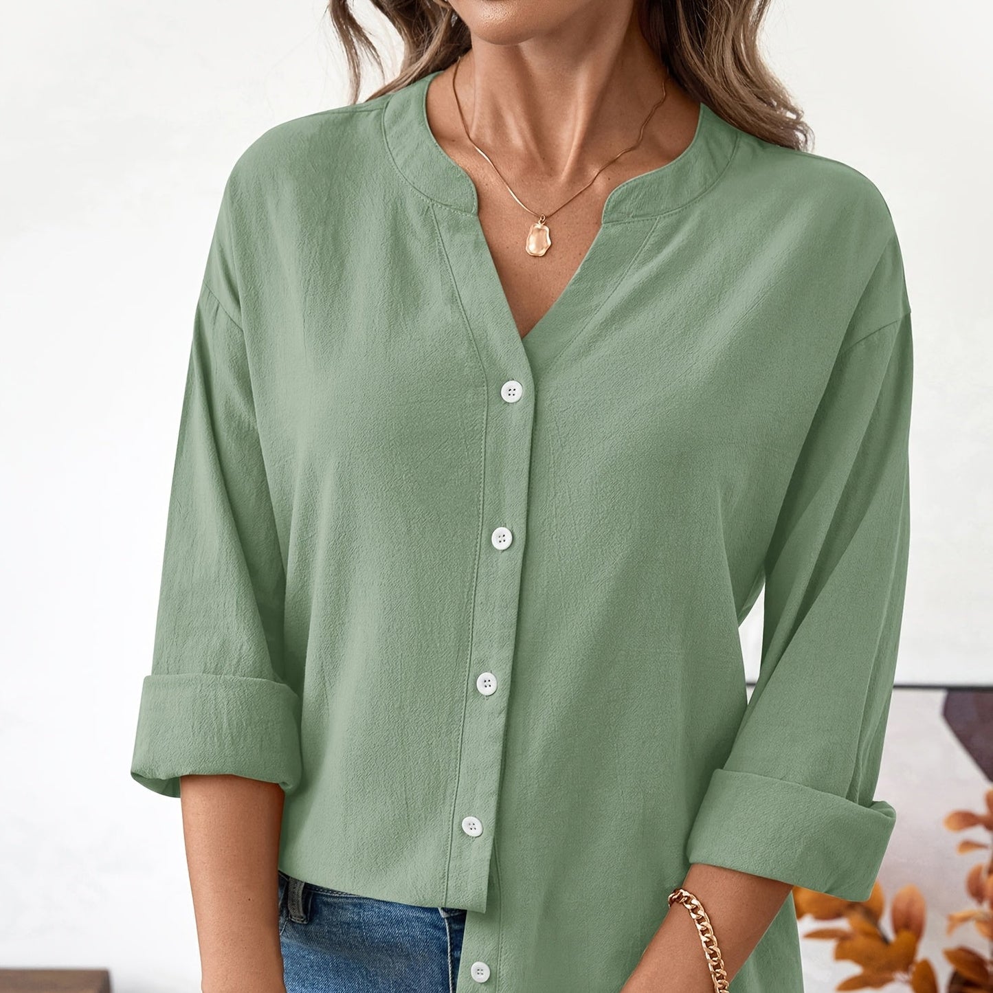 Minimalist Linen Shirt