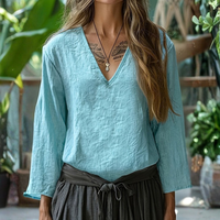 Relaxed Casual Blouse Women's
